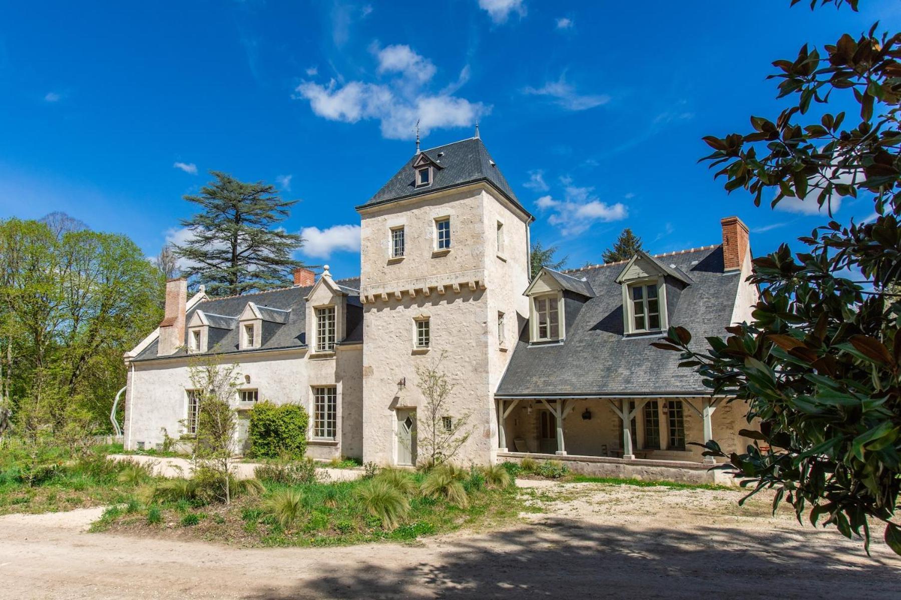 Chateau De Conon Gite Le Chateau Cellettes  Eksteriør bilde
